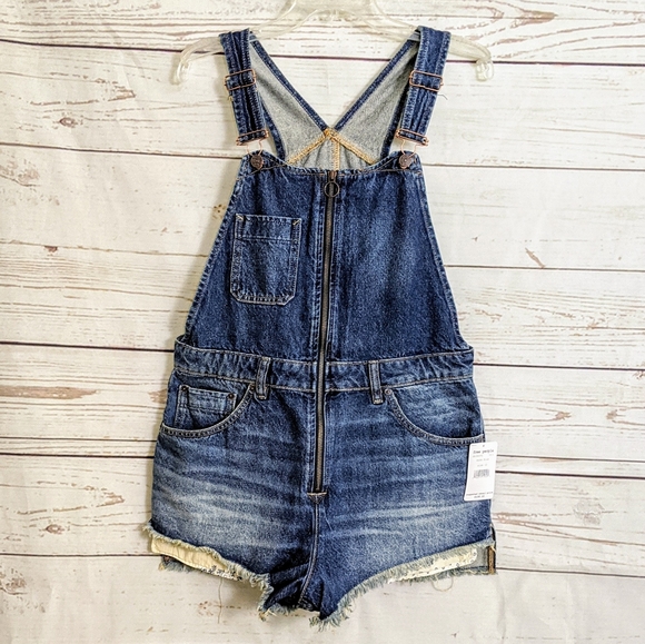 NWT - FREE PEOPLE Sunkissed Shortalls - Picture 3 of 10
